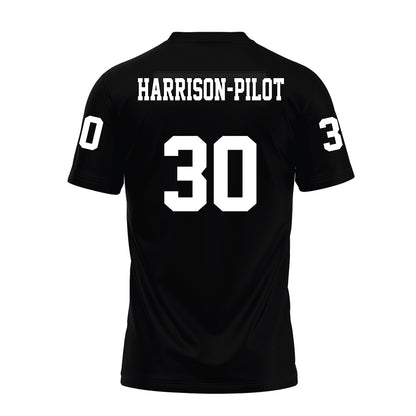 Texas Tech - NCAA Football : Mikal Harrison-Pilot - Black Premium Football Jersey-1