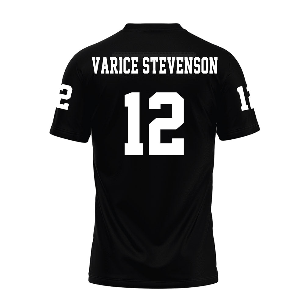 Texas Tech - NCAA Football : Marquez Varice Stevenson - Black Premium Football Jersey-1