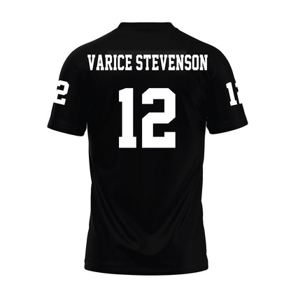 Texas Tech - NCAA Football : Marquez Varice Stevenson - Black Premium Football Jersey-1