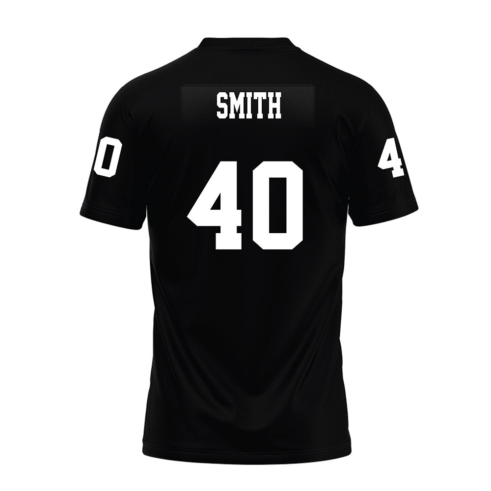 Texas Tech - NCAA Football : Wesley Smith - Black Premium Football Jersey-1