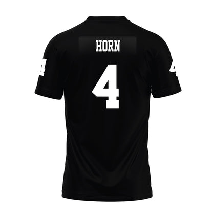 Texas Tech - NCAA Football : Maurion Horn - Black Premium Football Jersey-1