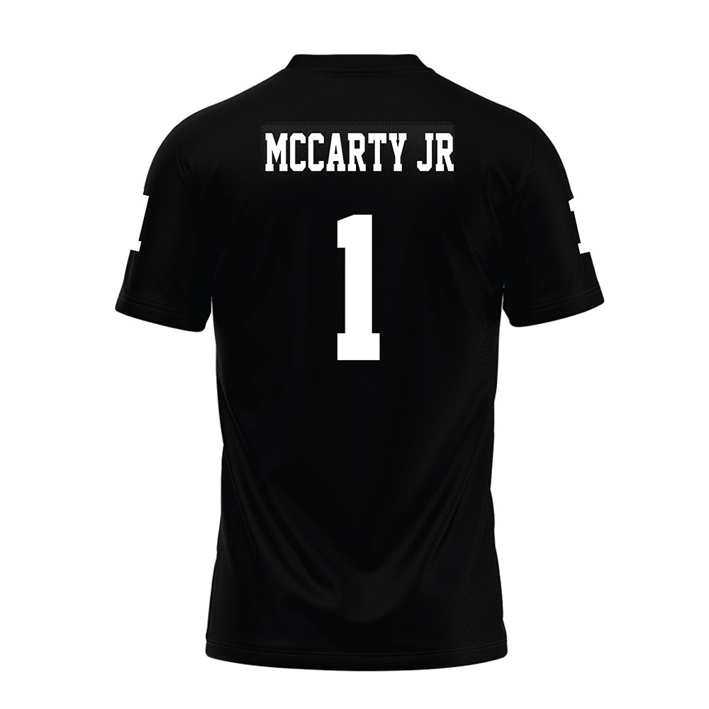 Texas Tech - NCAA Football : Adonis McCarty Jr - Black Premium Football Jersey-1
