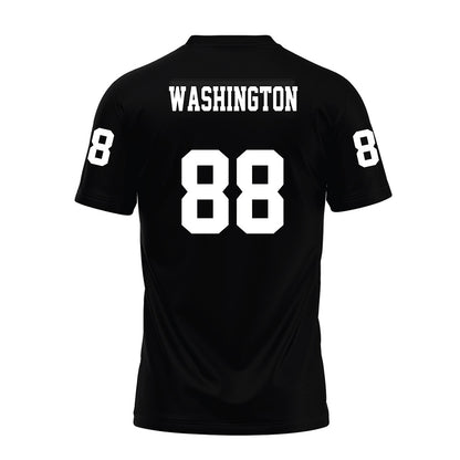 Texas Tech - NCAA Football : Amier Washington - Black Premium Football Jersey-1