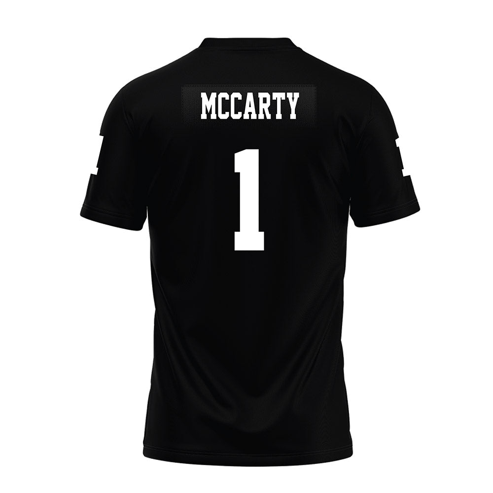 Texas Tech - NCAA Football : AJ McCarty - Black Premium Football Jersey-1