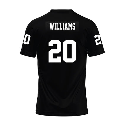 Texas Tech - NCAA Football : J'koby Williams - Black Premium Football Jersey-1