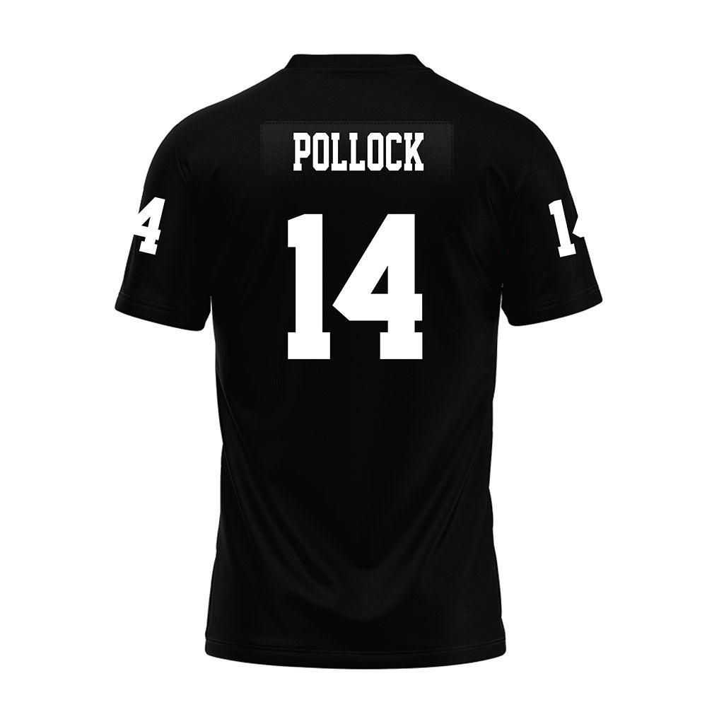 Texas Tech - NCAA Football : Brice Pollock - Black Premium Football Jersey-1