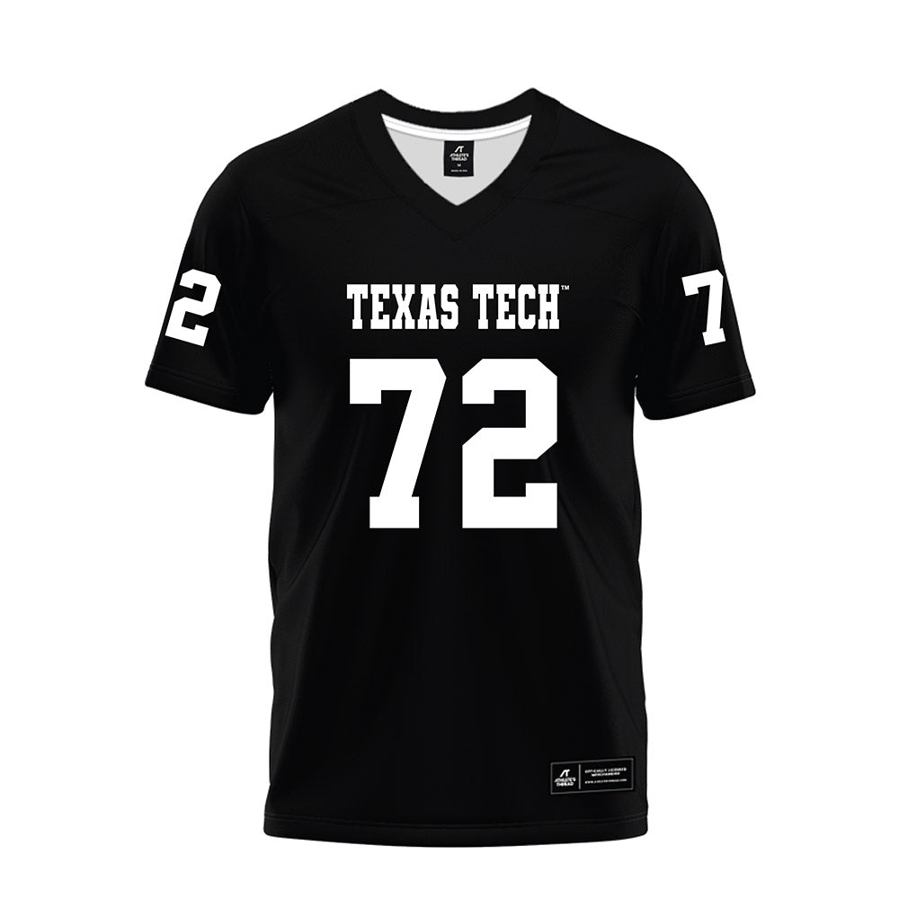 Texas Tech - NCAA Football : Sheridan Wilson - Black Premium Football Jersey-0