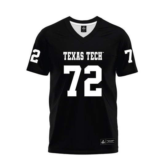 Texas Tech - NCAA Football : Sheridan Wilson - Black Premium Football Jersey-0