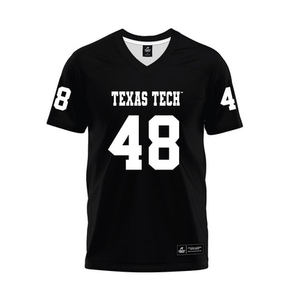 Texas Tech - NCAA Football : Stone Harrington - Black Premium Football Jersey-0