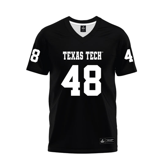 Texas Tech - NCAA Football : Gage Elder - Black Premium Football Jersey-0