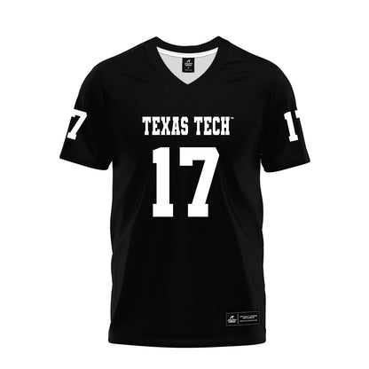 Texas Tech - NCAA Football : Peyton Morgan - Black Premium Football Jersey-0