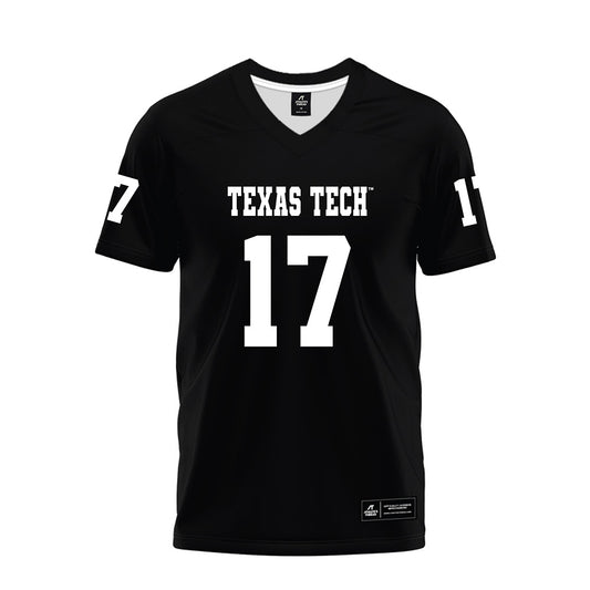 Texas Tech - NCAA Football : Peyton Morgan - Black Premium Football Jersey-0