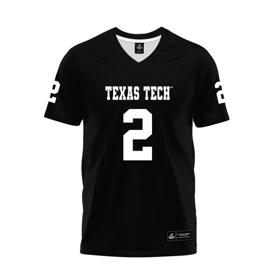 Texas Tech - NCAA Football : Behren Morton - Black Premium Football Jersey-0
