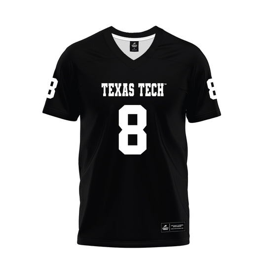 Texas Tech - NCAA Football : E'Maurion Banks - Black Premium Football Jersey-0
