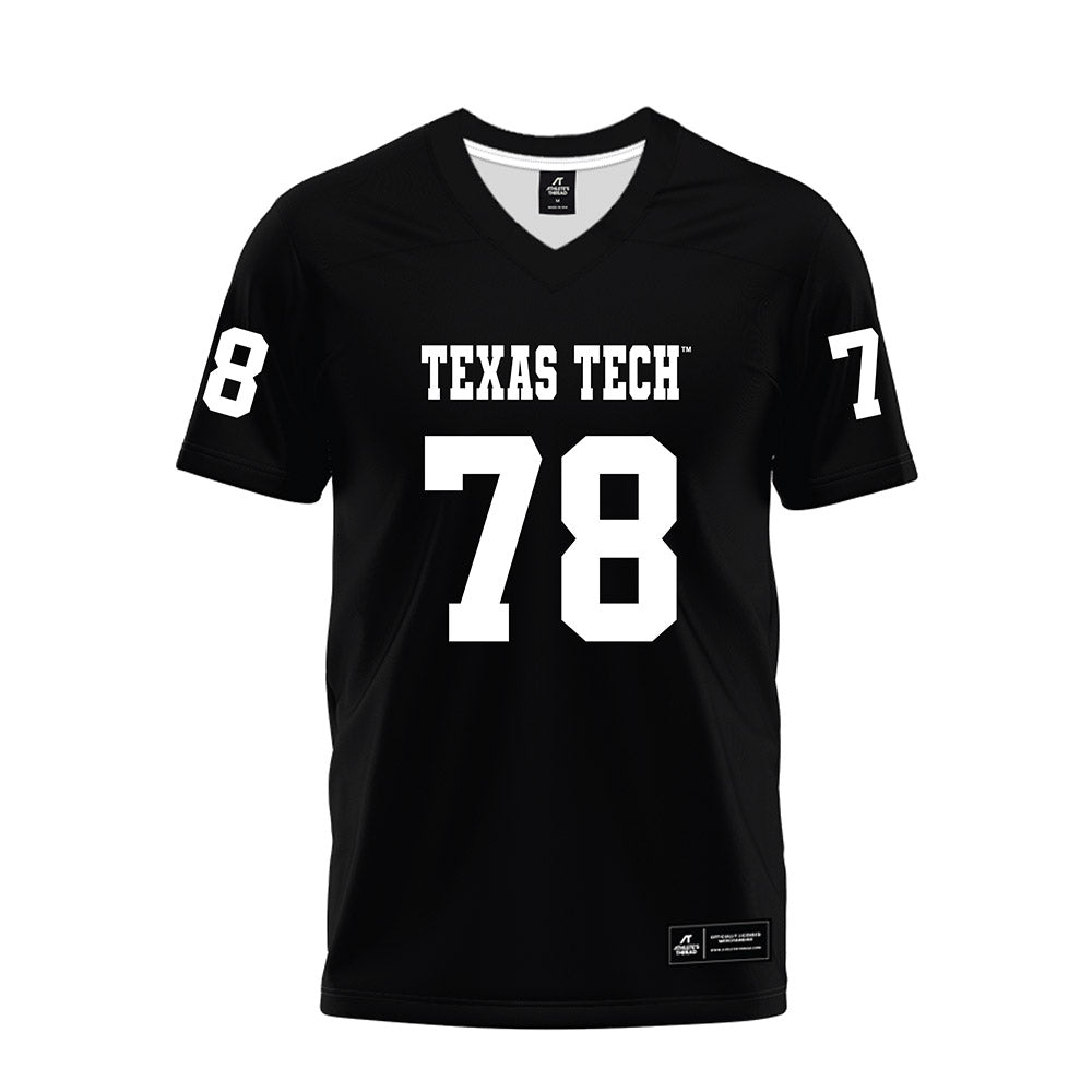 Texas Tech - NCAA Football : Ellis Davis - Black Premium Football Jersey-0