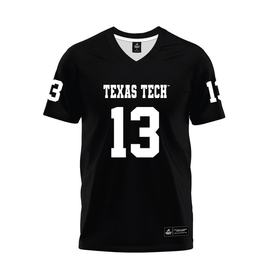 Texas Tech - NCAA Football : Ben Roberts - Black Premium Football Jersey-0