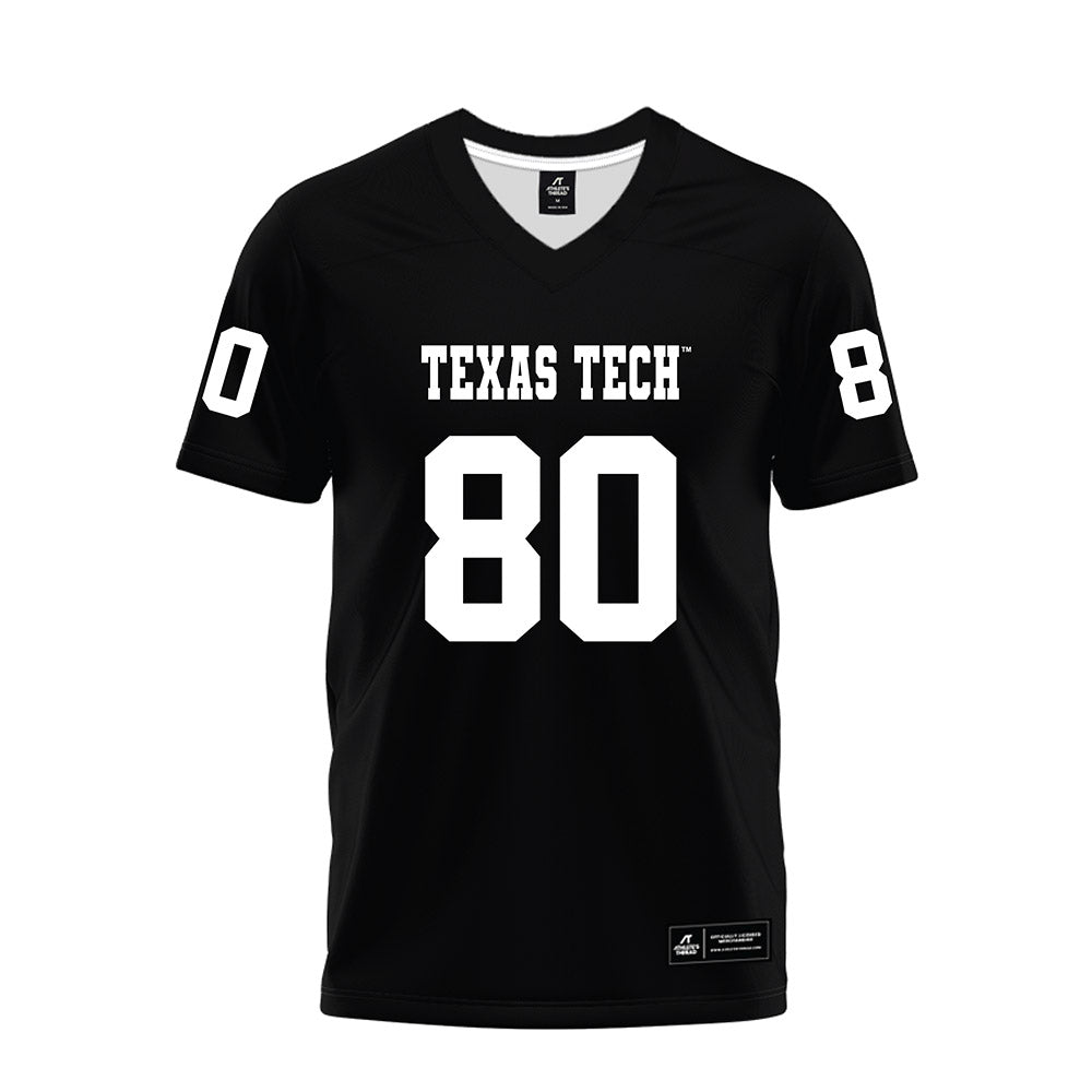 Texas Tech - NCAA Football : Kai Powell - Black Premium Football Jersey-0