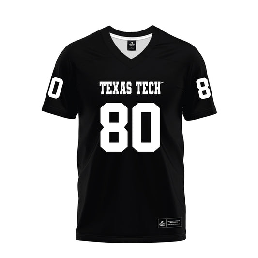Texas Tech - NCAA Football : Kai Powell - Black Premium Football Jersey-0