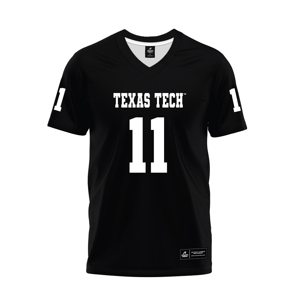 Texas Tech - NCAA Football : Charles Esters III - Black Premium Football Jersey-0