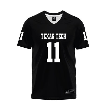 Texas Tech - NCAA Football : Charles Esters III - Black Premium Football Jersey-0