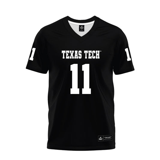 Texas Tech - NCAA Football : Charles Esters III - Black Premium Football Jersey-0