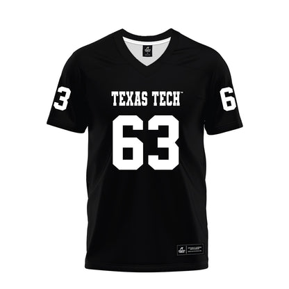 Texas Tech - NCAA Football : Daniel Sill - Black Premium Football Jersey-0