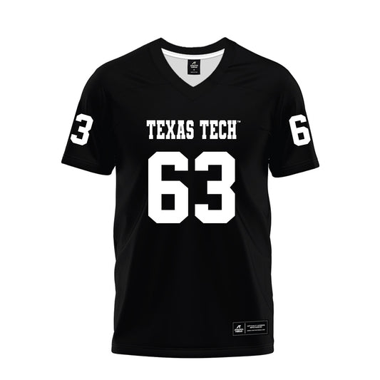 Texas Tech - NCAA Football : Daniel Sill - Black Premium Football Jersey-0