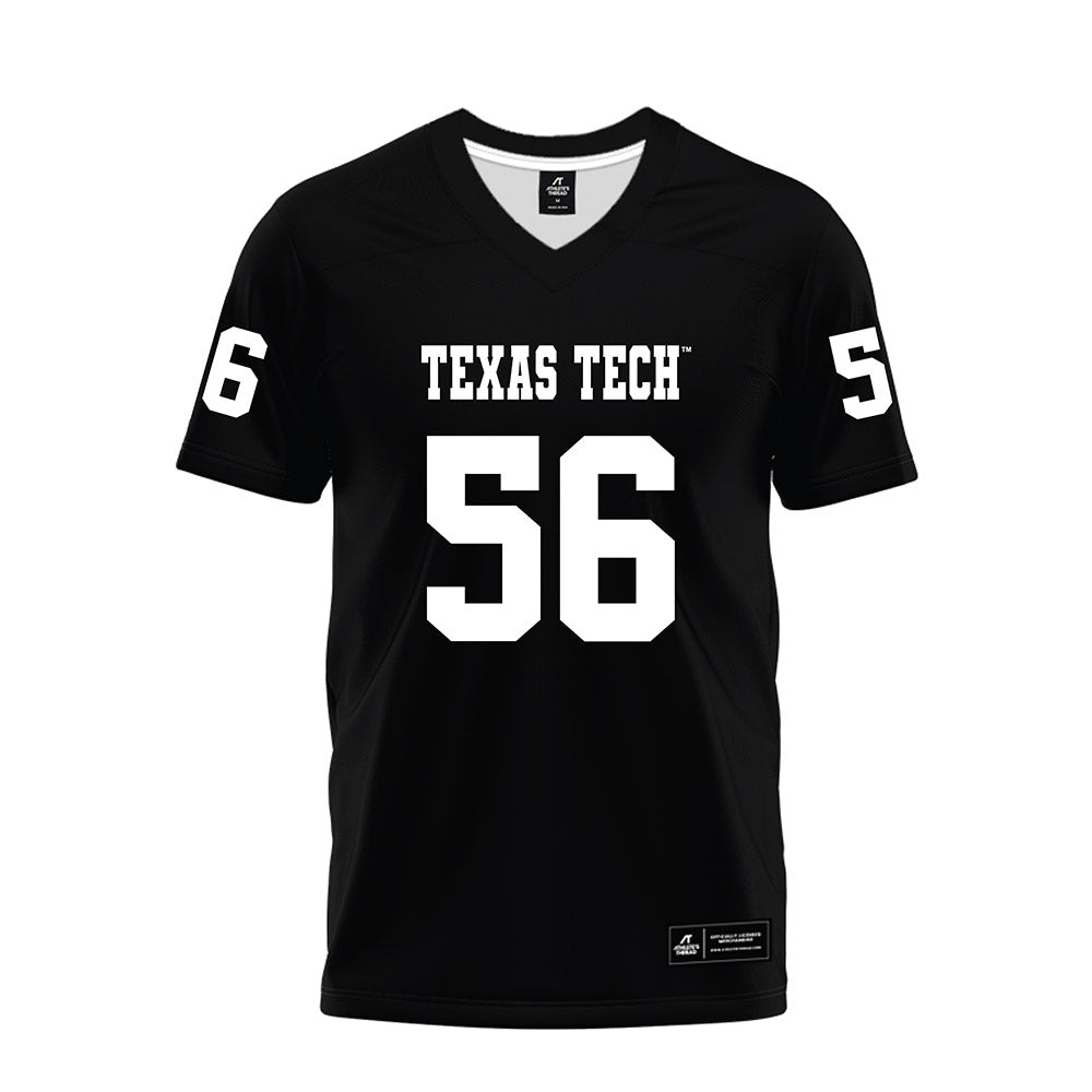 Texas Tech - NCAA Football : Davion Carter - Black Premium Football Jersey-0