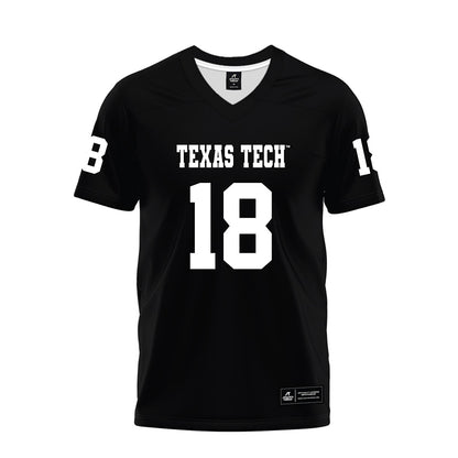 Texas Tech - NCAA Football : Roy Alexander - Black Premium Football Jersey-0