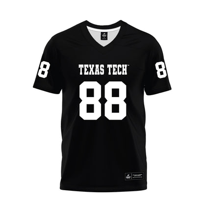 Texas Tech - NCAA Football : Trey Jackson - Black Premium Football Jersey-0