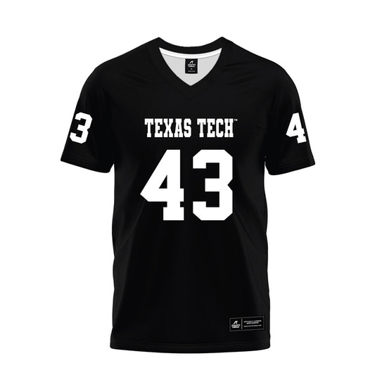 Texas Tech - NCAA Football : Chris Lemons - Black Premium Football Jersey-0