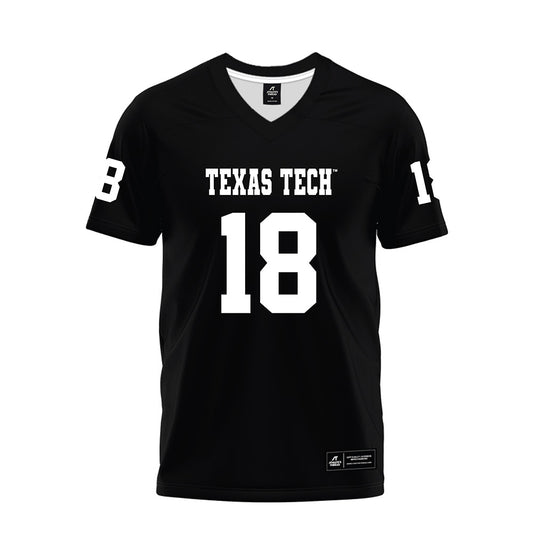 Texas Tech - NCAA Football : Terrell Tilmon - Black Premium Football Jersey-0