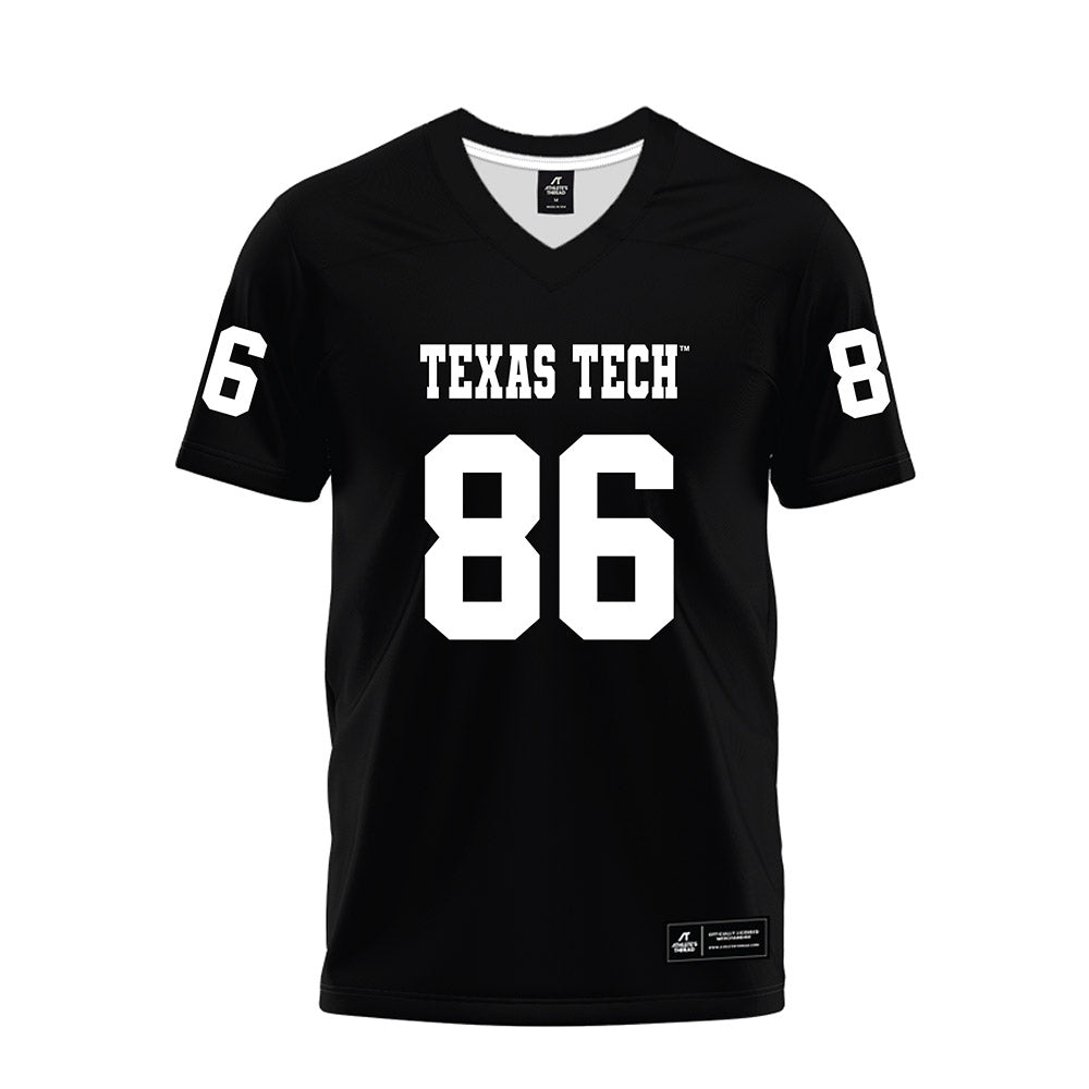 Texas Tech - NCAA Football : Sean Robinson - Black Premium Football Jersey-0