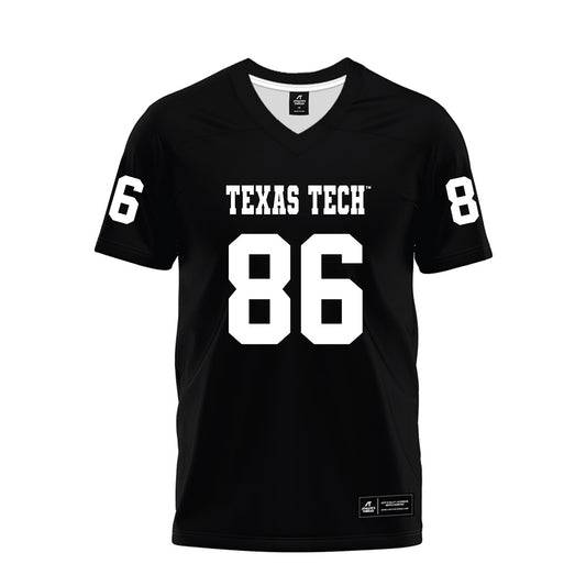 Texas Tech - NCAA Football : Sean Robinson - Black Premium Football Jersey-0