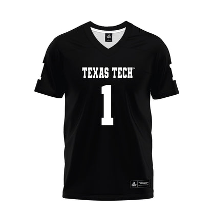 Texas Tech - NCAA Football : AJ McCarty - Black Premium Football Jersey-0