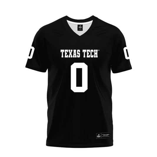 Texas Tech - NCAA Football : Skyler Gill-Howard - Black Premium Football Jersey-0