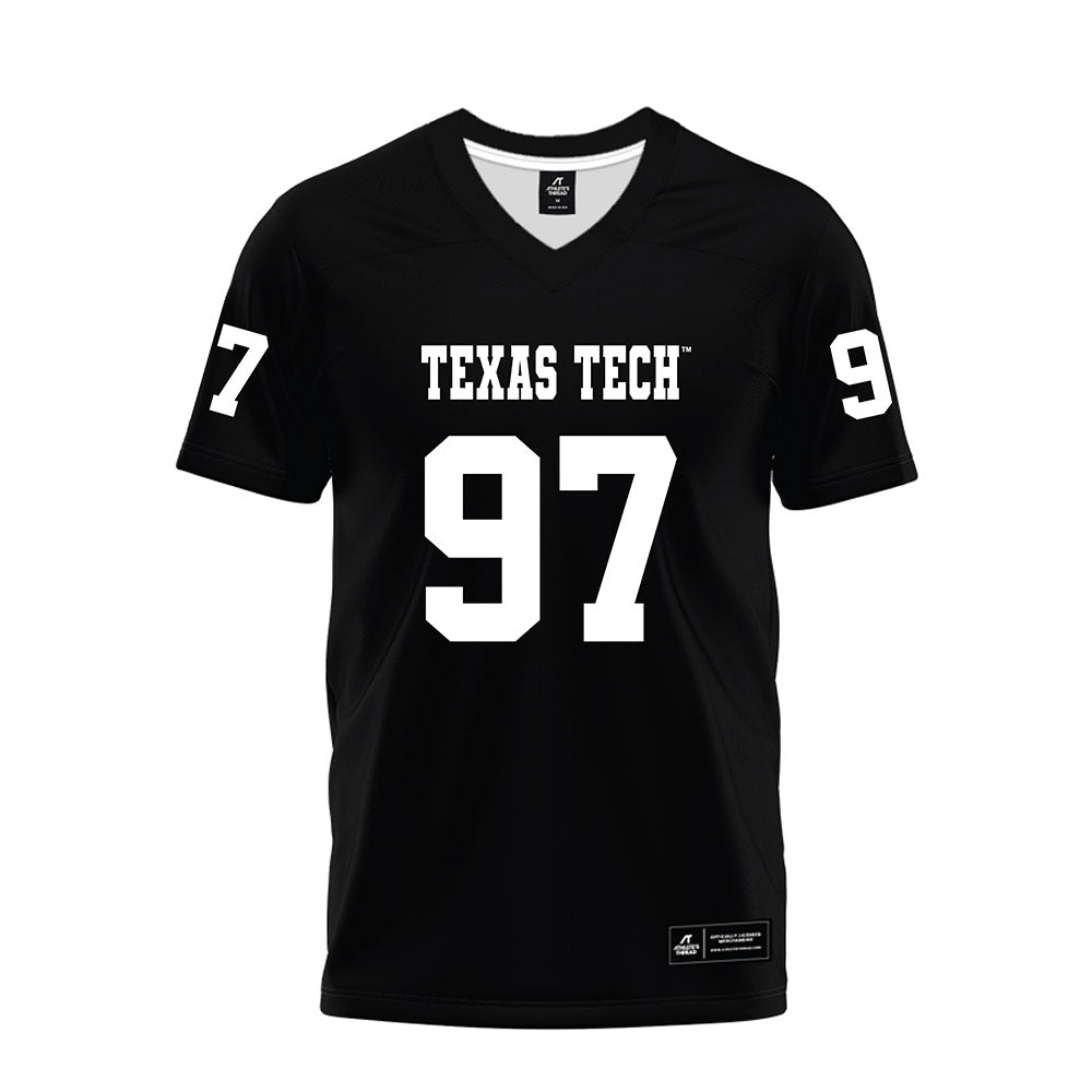 Texas Tech - NCAA Football : Charles Anderson - Black Premium Football Jersey-0