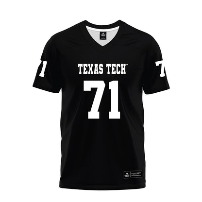 Texas Tech - NCAA Football : Vinny Sciury - Black Premium Football Jersey-0