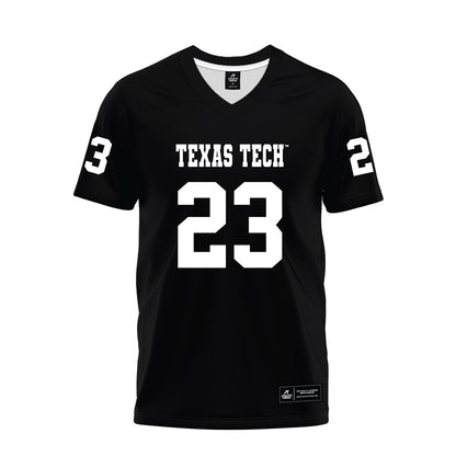 Texas Tech - NCAA Football : Adam Hill - Black Premium Football Jersey-0