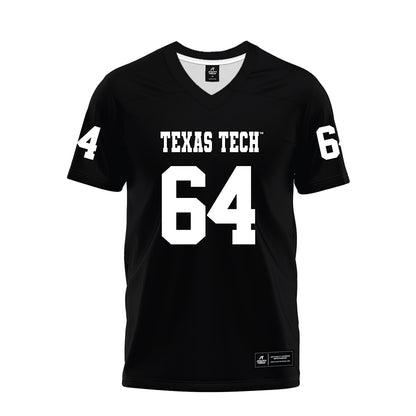 Texas Tech - NCAA Football : Jurrien Loftin - Black Premium Football Jersey-0