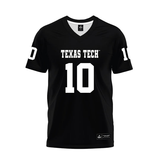 Texas Tech - NCAA Football : Jacob Rodriguez - Black Premium Football Jersey-0