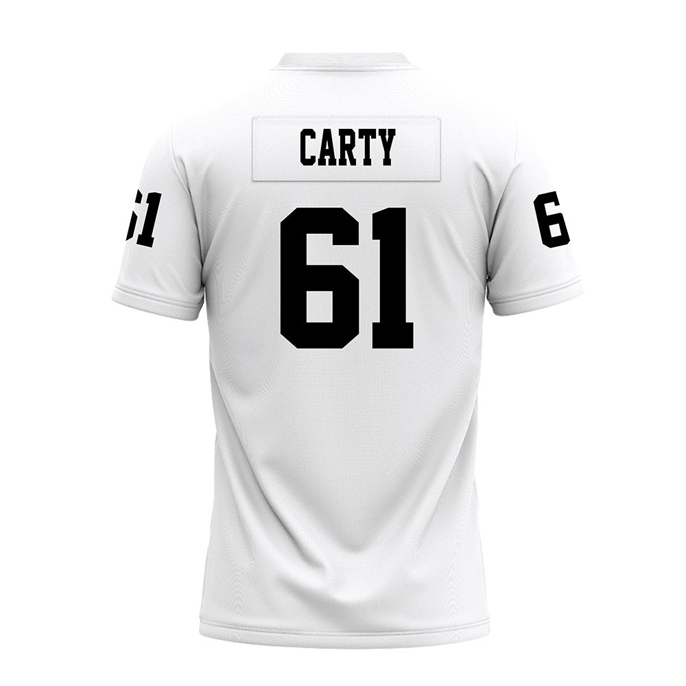 Texas Tech - NCAA Football : Connor Carty - White Premium Football Jersey-1