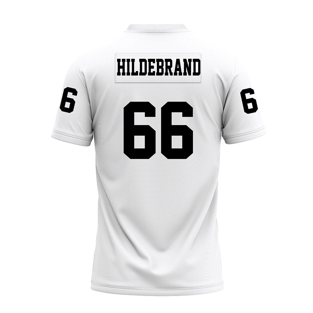 Texas Tech - NCAA Football : Jackson Hildebrand - White Premium Football Jersey-1
