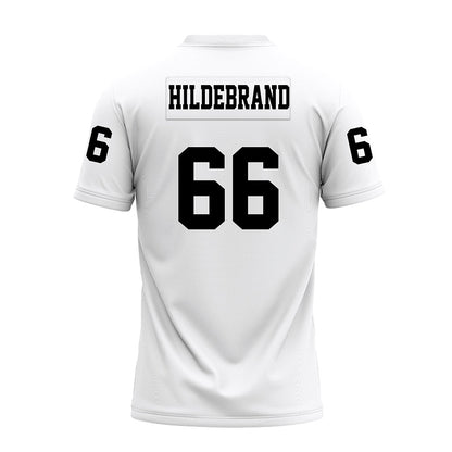 Texas Tech - NCAA Football : Jackson Hildebrand - White Premium Football Jersey-1