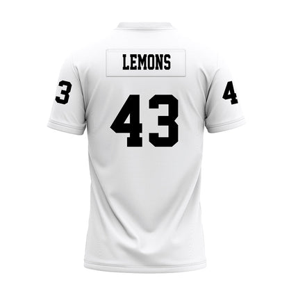 Texas Tech - NCAA Football : Chris Lemons - White Premium Football Jersey-1