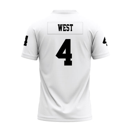 Texas Tech - NCAA Football : Tyrone West - White Premium Football Jersey-1