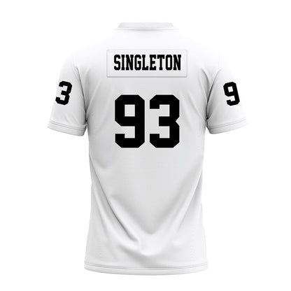 Texas Tech - NCAA Football : Dylan Singleton - White Premium Football Jersey-1
