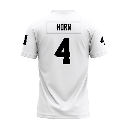 Texas Tech - NCAA Football : Maurion Horn - White Premium Football Jersey-1