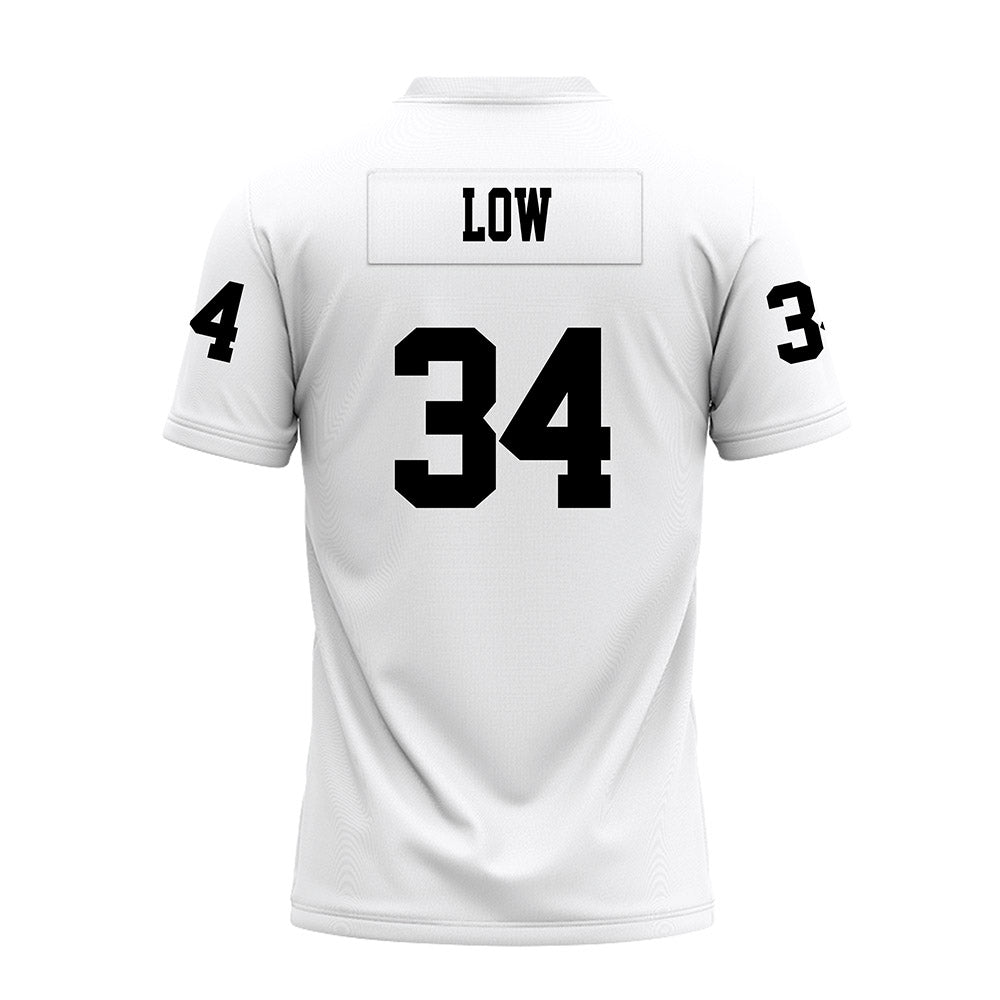 Texas Tech - NCAA Football : Trent Low - White Premium Football Jersey-1