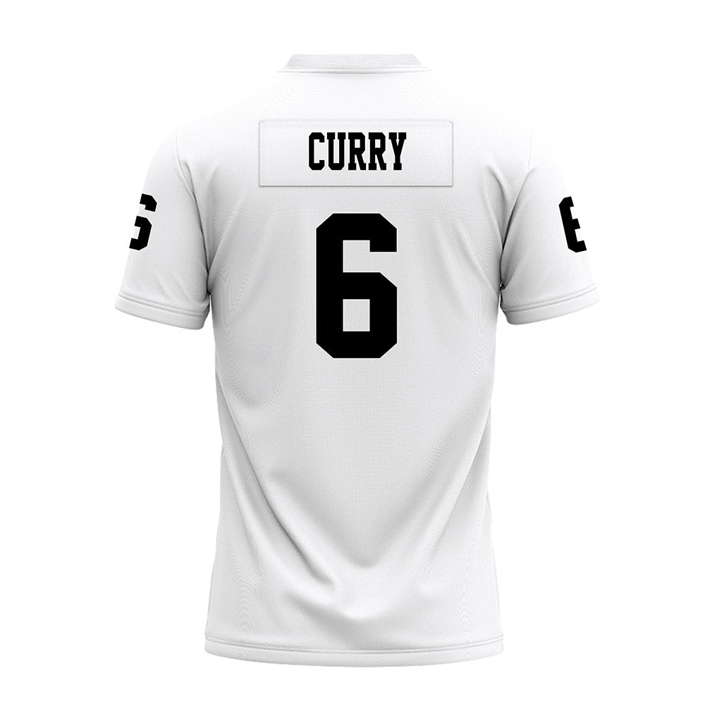 Texas Tech - NCAA Football : John Curry - White Premium Football Jersey-1